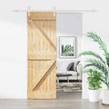 vidaXL Posuvné dvere Prírodná a biela 70 x 210 cm