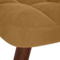 vidaXL Hojdacie kreslo so stoličkou Brown Velvet