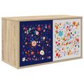 vidaXL Nástenný TV kabinet MAINZ 69 x 33 x 40 cm Dub sonoma