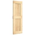 vidaXL Posuvné dvere Prírodná a biela 70 x 210 cm