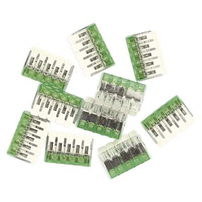 Páčková spojovacia svorka 5× 0,2–4 mm2, 10 ks