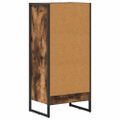 vidaXL Knižnica 40 x 30 x 86,5 cm Kompozitné drevo Dymová dub