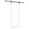 vidaXL Posuvné dvere ORKDAL Biela a čierna 93 x 232 cm