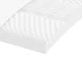 vidaXL Vysúvacia denná posteľ s matracmi, biela 80x200 cm, borovica