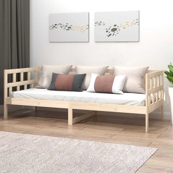vidaXL Denná posteľ borovicový masív 90x190 cm