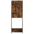 vidaXL Toaletná skriňa DELFT Dymový dub 66 x 25,5 x 190 cm