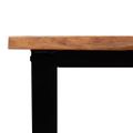 vidaXL Záhradná lavička so živou hranou 110x35x80 cm akáciový masív