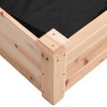 vidaXL Záhradný vyvýšený záhon s vložkou 120x60x25 cm masívna jedľa