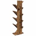 vidaXL Knižnica na strome 6-podlažná 30 x 18 x 100 cm Kompozitné drevo