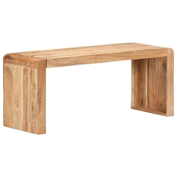 vidaXL Lavička 110x38x46 cm akáciový masív
