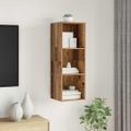 vidaXL Zostava TV skriniek 37 x 37 x 107 cm Staré drevo
