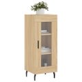 vidaXL Komoda dub sonoma 34,5x34x90 cm spracované drevo
