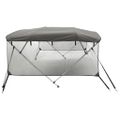 vidaXL Strieška Bimini so 4 oblúkmi a stenami 243x(230-244)x137 cm