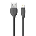 USB kábel Baseus Jelly Lightning, 2,4 A, 1,2 m (čierny)