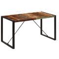 vidaXL Jedálenský stôl 140x70x75 cm, recyklovaný masív