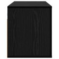 vidaXL Nástenná skriňa pre TV 80 x 34.5 x 40 cm Čierny dub