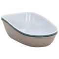 vidaXL Toaleta pre mačky s krytom biely a hnedý 58,5x39,5x43 cm PP