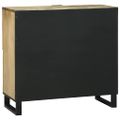 vidaXL Servírovacia skriňa Hnedá 80 x 33 x 75 cm mangový masív