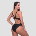 Športové jednodielne plavky Black - GymBeam, veľkosť M