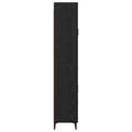 vidaXL Highboard Čierny dub 69,5 x 34 x 180 cm Kompozitné drevo