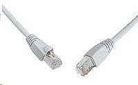 Solarix - patch kabel CAT5E SFTP PVC 0,5m šedý snag proof