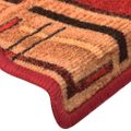 vidaXL Nášľapy na schody samolepiace 5 ks 65x21x4 cm červené