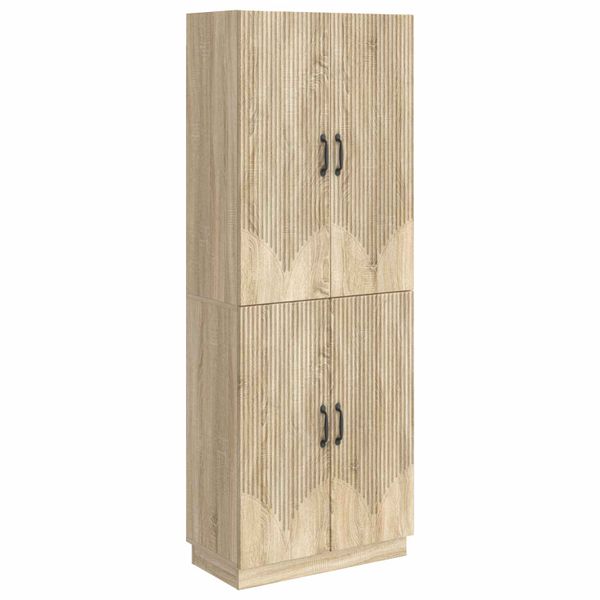 vidaXL Sada skríň 2 pcs Dub sonoma Kompozitné drevo