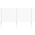 vidaXL Sieťový plot s stĺpom 10 x 1 m Pozinkovaná oceľ Strieborná