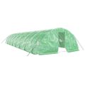 vidaXL Fóliovník s oceľovým rámom zelený 80 m² 16x5x2,3 m