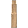 vidaXL Nástenná polička Artisan Dub 80x15x78,5 cm Konštrukčné drevo