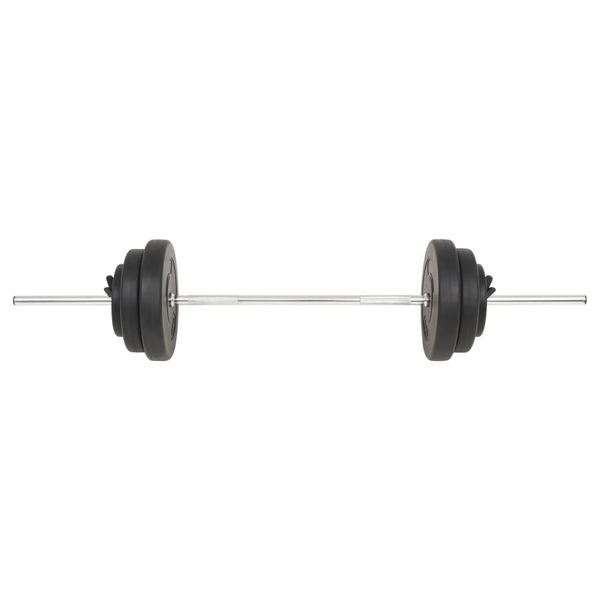 vidaXL Obojručná činka so závažiami 60 kg