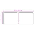 vidaXL Behúň MARSA Čierna 100 x 250 cm Polyester a PVC