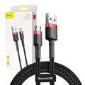 Baseus Cafule Micro USB kábel 2A 3 m (čierny+červený)