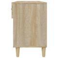 vidaXL Botník dub sonoma 102x35x55 cm spracované drevo