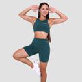 Dámske šortky Ignite Dark Green - GymBeam, veľkosť L, veľkosť oblečenia L