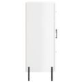 vidaXL Komoda lesklá biela 69,5x34x90 cm spracované drevo