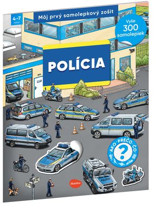 Môj prvý samolepkový zošit Polícia
