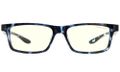 GUNNAR kancelářske/herní brýle  CRUZ KIDS LARGE (8-12) NAVY TORTOISE čirá skla BLF 35 NATURAL focus Brýle, kancelárské, herní, cerno-modré obroucky, cirá skla, pro deti 8–12 let