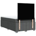 vidaXL Boxspring posteľ s matracom, tmavosivá 120x190 cm, látka