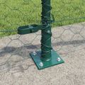 vidaXL Hexagonálne oplotenie s betónovým podstavcom 10 x 0,6 m Zelená