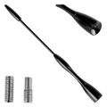 Prut autoantény 16 cm 5 / 6mm adaptér ANTM04 AMIO-01052