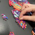 Drevené puzzle Kruzzel 22878 Mačka