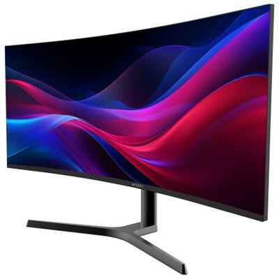 MISURA 34" LED P23EG34RWA01/ prehnutý/ VA/ 3440x1440/ 4000:1/ 1ms/ 400 cd/m2/ HDMI/ DP/ REPRO/ VESA 100x100/ čierny LED monitor, herný, prehnutý, 34", VA, 3440×1440, 21:9, 165Hz, 1ms, 400cd/m2, 4000:1, HDMI, 2× DisplayPort, repro, VESA, en. tr.