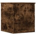 vidaXL Úložný box dymový dub 40x42x46 cm kompozitné drevo