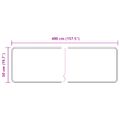 vidaXL Behúň MARSA Sivá 50 x 400 cm Polyester a PVC