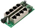 MaxLink Gigabitový 4-portový PoE panel, 802.3af/at