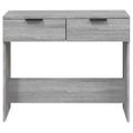 vidaXL Konzolový stolík sivý dub sonoma 90x36x75 cm spracované drevo