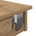 vidaXL Nástenný barový stôl Artisan Dub 102x45x103,5 cm
