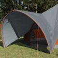 vidaXL Teepee stan pre 9 osôb 9-miestny Šedá a oranžová