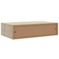 vidaXL Nástenná zásuvková polica dubová 40x23,5x10 cm MDF